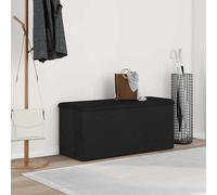 vidaXL Banc de rangement Chêne noir 102 x 42 x 45 cm Bois composite