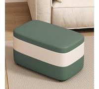 Banc de rangement - Organiseur de siège en tissu pour salon et chambre à coucher, design peu encombrant