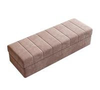 Banc de rangement ottoman avec couvercle rabattable, siège rembourré pour plus de place et d'organisation dans l'entrée, la chambre à coucher, le salon
