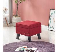 Banc de rangement ottoman, repose-pieds multifonction et coffre de rangement pour salon, chambre à coucher, entrée