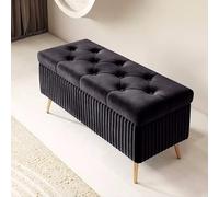 Banc de rangement ottoman repose-pieds pour chambre à coucher et salon, siège d'entrée avec rangement caché pour plus de confort et de décoration
