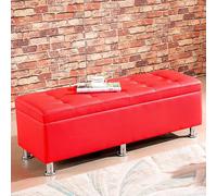 Banc de rangement ottoman, repose-pieds rembourré en similicuir, organiseur de chaussures moderne, coffre à jouets multifonction pour le salon