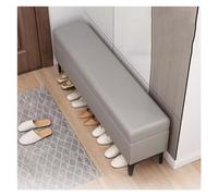 Banc de rangement ottomane moderne avec repose-pieds, design à rabat, solution de rangement de luxe pour salon ou chambre à coucher, longueur 100 cm