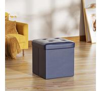 Banc de rangement pliable avec bac amovible - Coffre de rangement polyvalent pour salon, chambre ou dortoir