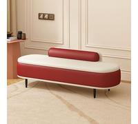 Banc de Rangement pour Armoire à Chaussures, Banc d'entrée de Chambre à Coucher, rembourré en Cuir PU pour Le Bout du lit de la Chambre à Coucher, avec Grand Espace de Rangement pour Le salo