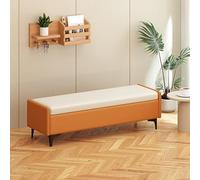 Banc de Rangement pour Changer de Chaussures - Long, idéal pour Les magasins de vêtements, Les têtes de lit ou comme Pouf. Canapé de Luxe pour la Maison, revêtu de Similicuir résistant aux r