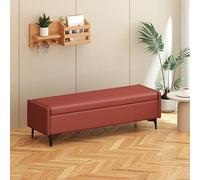 Banc de Rangement pour Changer de Chaussures - Long, idéal pour Les magasins de vêtements, Les têtes de lit ou comme Pouf. Canapé de Luxe pour la Maison, revêtu de Similicuir résistant aux r