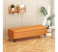 Banc de Rangement pour Changer de Chaussures - Long, idéal pour Les magasins de vêtements, Les têtes de lit ou comme Pouf. Canapé de Luxe pour la Maison, revêtu de Similicuir résistant aux r