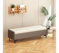 Banc de Rangement pour Changer de Chaussures - Long, idéal pour Les magasins de vêtements, Les têtes de lit ou comme Pouf. Canapé de Luxe pour la Maison, revêtu de Similicuir résistant aux r