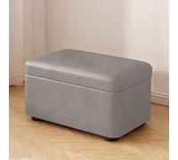 Banc de Rangement Rabattable, Banc à Chaussures de Porche, Petit et Beau, Empilable, Adapté au Salon, au Porche, à La Chambre, au Dressing(Gray,Large)
