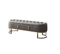 Banc de rangement rembourré avec tiroirs, pouf polyvalent pour chambre à coucher et couloir
