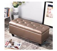 Banc de rangement rembourré de grande capacité pour chambre à coucher, entrée ou salon - Assise élégante avec rangement, parfait pour l'organisation des extrémités de lit et la décoration d'intérieur