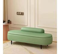 Banc de rangement rembourré en cuir avec repose-pieds à charnière de sécurité, banc à langer multifonction pour chambre à coucher, salon, entrée