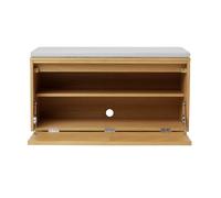 Banc de rangement rembourré Hideaway tramé WxHxD 90x47x45cm