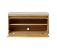 Banc de rangement rembourré Hideaway tramé WxHxD 90x47x45cm