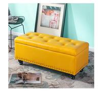 Banc de rangement rembourré pour chambre à coucher, entrée et chevet - Boîte de rangement de grande capacité et solution d'assise élégante - Parfait pour nizing chaussures, jouets et plus encore