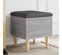 Banc de Rangement Siège Coffre Salon Chêne Marron Bois d'Ingénierie vidaXL