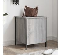 Banc de rangement sonoma gris 40x42,5x50 cm bois d'ingénierie banc vidaXL