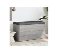 vidaXL Banc de Rangement, Coffre de Rangement avec Coussin, Organisateur de Vêtements Jouets Couloir Salon, Moderne, Sonoma 835052