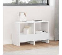 Banc de rangement - VIDAXL - 68,5 x 30 x 45 cm - Blanc - Porte-magazines intégré - Bois d'ingénierie