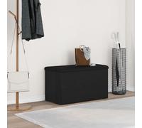 Banc De Rangement Vidaxl Chêne Noir 80x40x45 Cm Bois Reconstitué