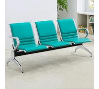 Banc de réception avec dossier et accoudoirs, coussin rembourré pour plus de confort, design robuste pour les zones à forte circulation