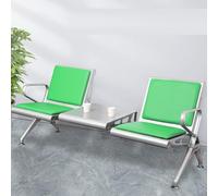 Banc de réception avec table, banc d'attente 2 places pour marché bancaire d'hôpital d'aéroport