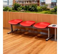 Banc de réception durable à deux places pour les zones d'attente professionnelles dans les bureaux, les hôpitaux et les espaces publics