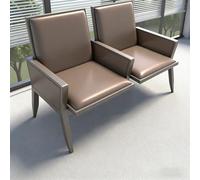 Banc De Réception Moderne, Capacité De Charge De 500 Kg, Canapé De Salle D'attente En Cuir PU, Fauteuils For Bureau, Hôpital, Banque, Aéroport, Centre Commercial(2-seater 120cm/47.2in)