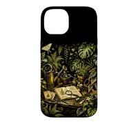 Banc de rempotage botanique de Serre Vintage Motif Nature Coque pour iPhone 14