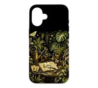 Banc de rempotage botanique de Serre Vintage Motif Nature Coque pour iPhone 16