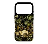 Banc de rempotage botanique de Serre Vintage Motif Nature Coque pour iPhone 17 Pro