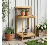 Banc de rempotage extérieur avec étagère Bois d'Acacia Massif jardinage vidaXL v