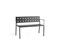 Banc de Repas de Balcon avec Accoudoirs Anthracite