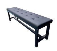 Banc de Salle À Manger, Banc À Chaussures avec Assise Rembourrée en Polyuréthane, Structure en Acier, Chaises de Salle D'attente pour La Maison, Le Hall, L'hôpital, La Banque(150*35*45cm/59*14*18in)