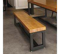 Banc de Salle à Manger, Banc de Couloir, Robuste et Stable, Design Industriel Moderne, Meuble de Cuisine Salon, pour Salle à Manger, Garde-Robe, Cuisine(100x30x45cm/39.4x11.8x17.7in)
