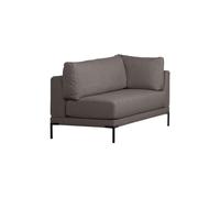 Banc de Salle à Manger Élément d'Angle Gauche Gris Couple