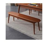 Banc de salle à manger en bois de chêne massif avec bords arrondis - Banc d'entrée de style rustique pour une utilisation en intérieur - Banc à chaussures pour chambre à coucher ou cuisine - 120 cm