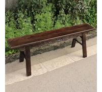 Banc de salle à manger en bois pour salon, tabouret d'entrée en bois massif fait à la main, banc de cuisine rectangulaire, tabouret d'art de thé pour petite chambre à coucher, mobilier d'intérieur