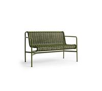 Banc de Salle à Manger HAY Palissade Cord avec Accoudoirs, Couleur Olive