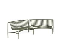 Banc de Salle à Manger HAY Palissade Park, Ensemble de 2 pour Débutants, Couleur Olive