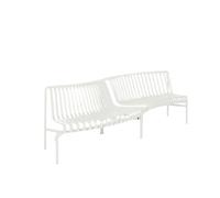 Banc de Salle à Manger HAY Palissade Park, Intérieur/extérieur, Ensemble de 2 pour Débutants, Blanc Crème