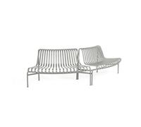 Banc de Salle à Manger HAY Palissade Park Out/Out, Ensemble de 2 pour Débutants , Gris Ciel
