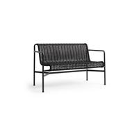 Banc de Salle à Manger Palissade Cord avec Accoudoirs, Anthracite