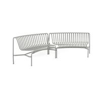 Banc de Salle à Manger Palissade Park, Ensemble de 2 pour Débutant , Gris Ciel