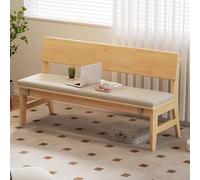 Banc De Salle À Manger Rembourré, Banc De Salle À Manger, Robuste Et Stable, Design Industriel Moderne, pour Cuisine, Salle À Manger, Salon, Entrée(Light Brown,120cm/47.2in)