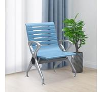 Banc de salle d'attente 3 places avec accoudoirs, dossier ergonomique pour plus de confort, idéal pour bureaux, cliniques et espaces publics