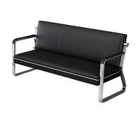 Banc de salle d'attente 3 places avec rembourrage en polyuréthane, capacité de 150 kg, pour entrée et réception