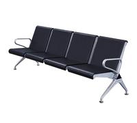 Banc de salle d'attente avec accoudoirs et dossiers, durable et confortable pour aéroport, hôpital, banque, salon, salle de réception