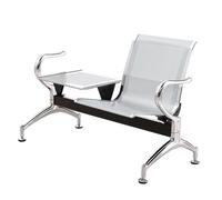 Banc de Salle D'attente avec Table Basse, Banc Acier Salle D'attente